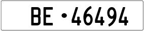 Truck License Plate